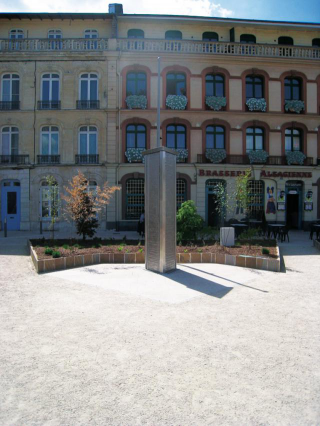 Création de fontaine en inox Ville d'Elbeuf
