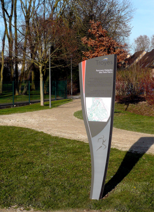 Troyes, Signaltique de parcours sportif