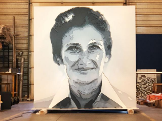 Hopital Simon Veil : un portrait gant 