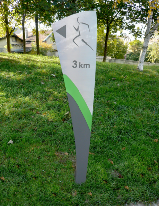 Troyes, Signaltique de parcours sportif