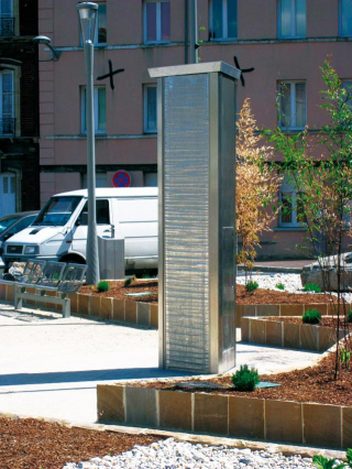 Cration de fontaine en inox Ville d'Elbeuf