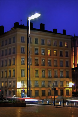 Palais de Justice de Lyon, mts d'clairages