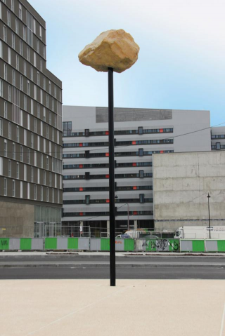 Didier Marcel, LES ROCHERS DANS LE CIEL, Oeuvres du Tramway T3, Paris