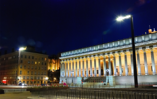 Palais de Justice de Lyon, mts d'clairages