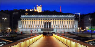 Palais de Justice de Lyon, mts d'clairages