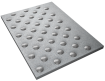 Dalle et clous podotactiles